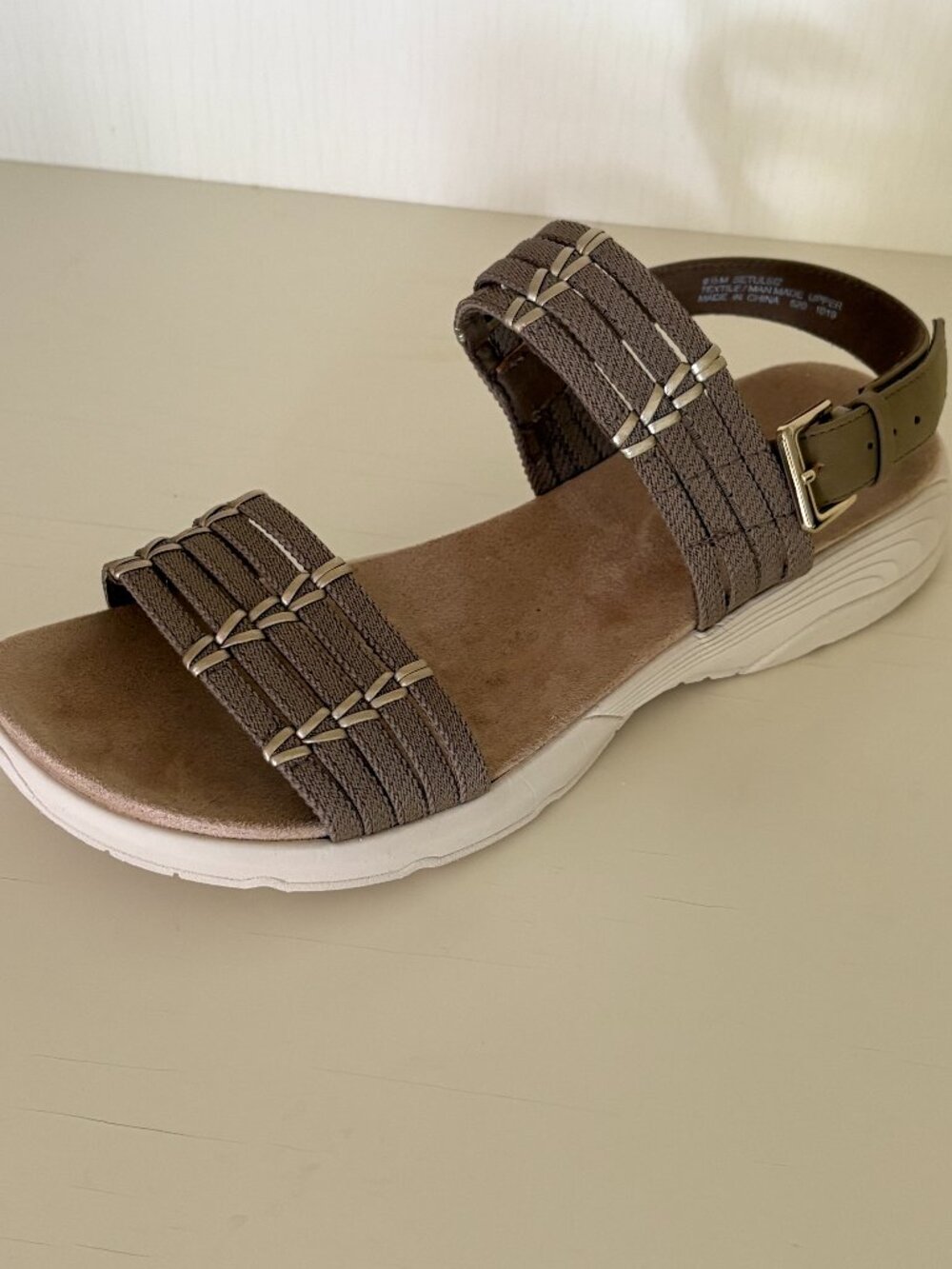 Easy Spirit  Tulsi 2 Women's Sandals in Taupe Sz 9.5M